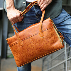 Vintage Leather Cool Mens Handbag Shoulder Bag for men - iwalletsmen