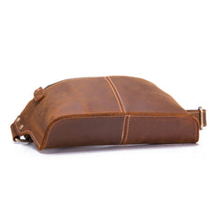 Vintage Leather Fanny Pack Mens Waist Bag Hip Pack Belt Bag for Men - iwalletsmen