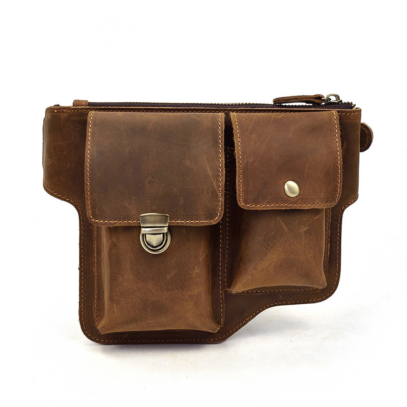 Roots leather fanny pack cheap