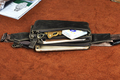 Vintage Leather Fanny Pack Mens Waist Bag Hip Pack Belt Bag for Men - iwalletsmen