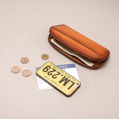 Vintage Leather Long Wallets for Men Zipper Long Wallet - iwalletsmen