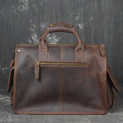 Vintage Leather Mens Large Travel Bag Weekender Cool Business Bag For Men - iwalletsmen