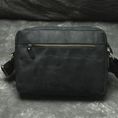 Vintage Leather Mens Cool Messenger Bag Cool Shoulder Bag CrossBody Bags For Men - iwalletsmen