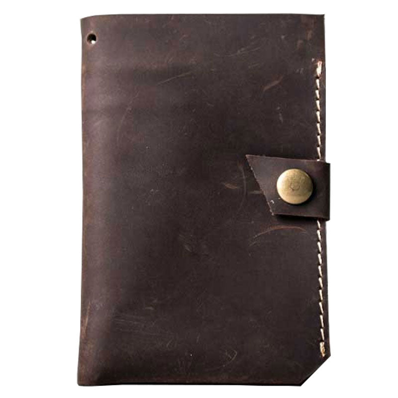 Vintage Leather Men Small Bifold Wallet Small Wallet for Men - iwalletsmen