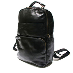 Vintage Leather Mens Backpack Travel Backpack School Backpacks for men - iwalletsmen