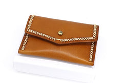 Vintage Leather Mens Card Wallet Change Wallet Coin Wallet Front Pocket Wallet for Men - iwalletsmen