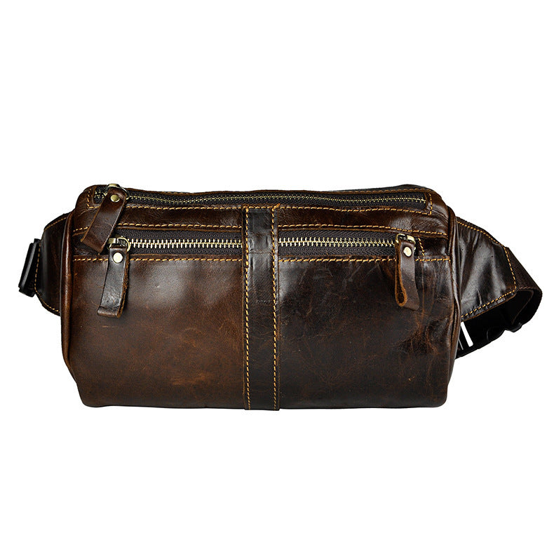 Leather Mens Fanny Pack Waist Bag Hip Pack Belt Bag Bumbag for Men –  iwalletsmen