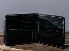 Vintage Leather Mens Small Wallet Bifold Wallet for Men - iwalletsmen
