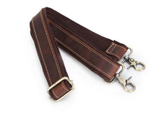 Vintage Leather Mens Handbag Weekender Bag Travel Bag Duffle Bag - iwalletsmen