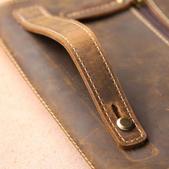 Vintage Leather Mens Zipper Wristlet Wallet Clutch Wallets for Men - iwalletsmen