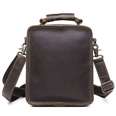 Vintage Leather Small Messenger Bag for men Shoulder Bag for men - iwalletsmen