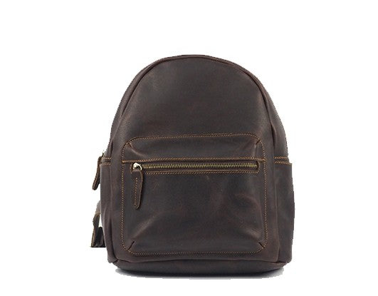 backpacks leather amazon Vintage Mens Coffee Leather Backpack Travel Backpack Leather School Ba – iwalletsmen