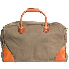 Waxed Canvas Mens Travel Bag Weekender Bag Army Green Large Canvas Duffle Bag for Men