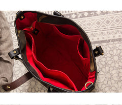 Waxed Canvas Mens Womens Handbag 14'' Tote Bag Camouflage Shoulder Bag Tote Purse For Men - iwalletsmen