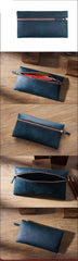 Green Zip Wallet Zip Clutches Pen Cases Makeup Holder Pen Pouch Artist Pen Case for Men