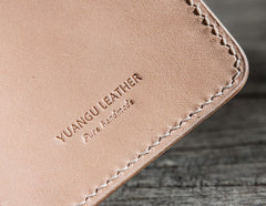 Handmade Leather Men Small Wallet Bifold Vintage Wallet for Men