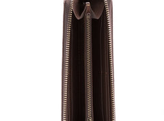 Leather Long Wallets for Men Zipper Long Wallet