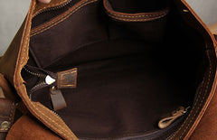 Leather Mens Cool Messenger Bag Shoulder Bag Crossbody Bag for Men