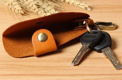 Mens Cool Key Holders Handmade Leather Car Key Card Holder Car Key Case for Men